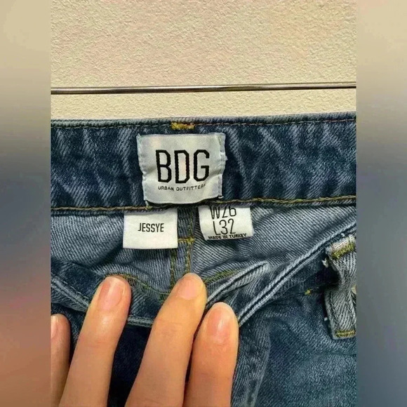 BDG Jessye denim jeans by Urban Outfitters size W26 and L32 100% cotton - Picture 5 of 16
